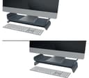 Leitz Ergo Adjustable Monitor Stand - Dark Grey thumbnail 4