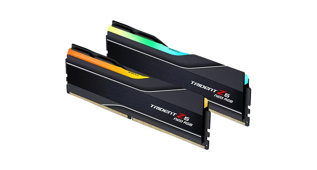 G.Skill Trident Z5 Neo RGB F5-6000J4048F24GX2-TZ5NR memory module 48 GB 2 x 24 GB DDR5 6000 MHz CL40 288-pin DIMM - Image 2
