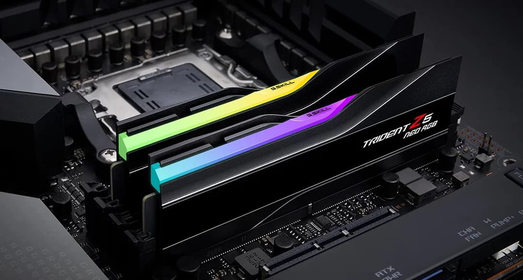 G.Skill Trident Z5 Neo RGB F5-6000J4048F24GX2-TZ5NR memory module 48 GB 2 x 24 GB DDR5 6000 MHz CL40 288-pin DIMM - Image 4