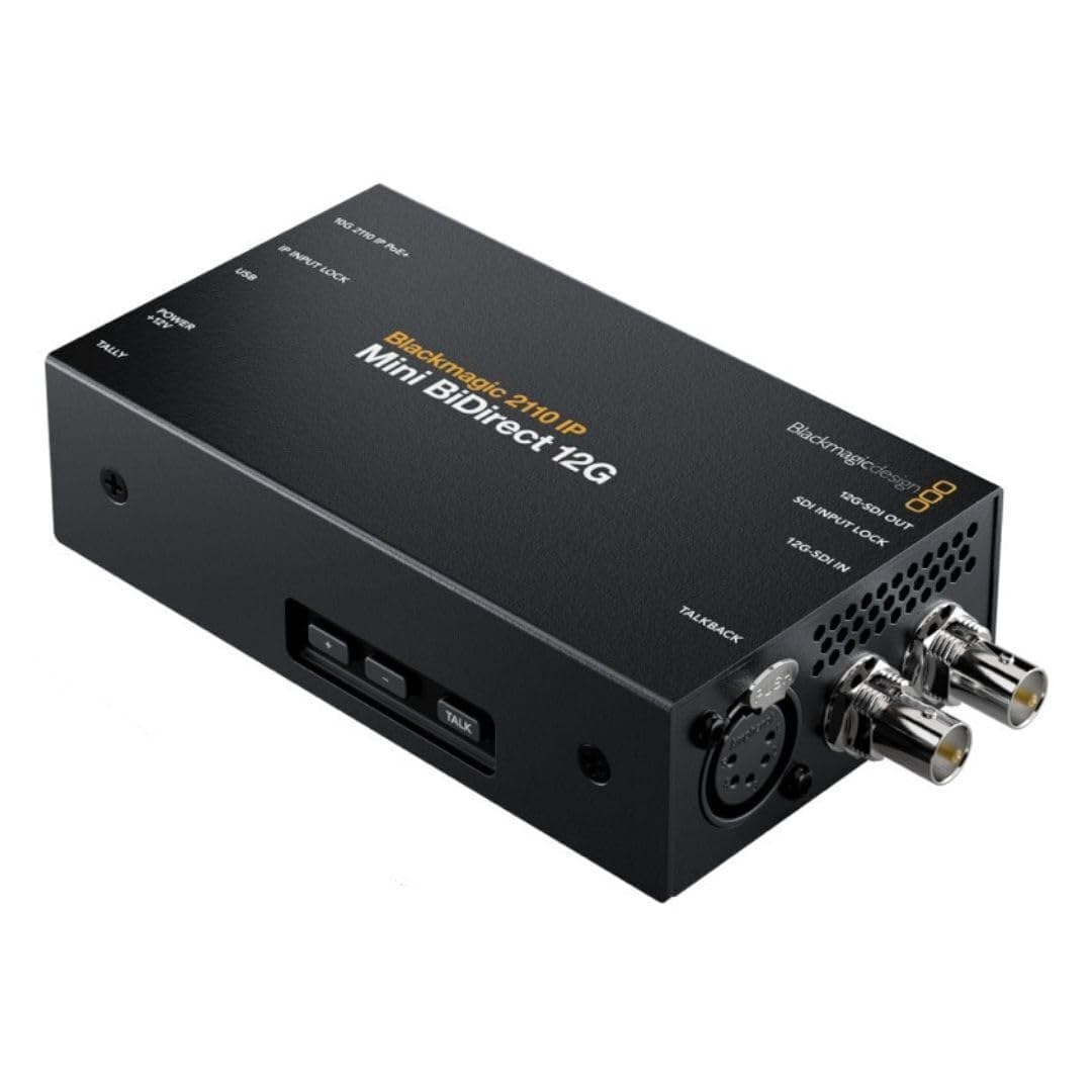 Blackmagic Design 2110 IP Mini BiDirect 12G (BM-CONVNVIPF/IP/12G) - Image 1