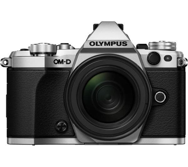 Olympus OM-D E-M5 Mark II Mirrorless Camera with M.Zuiko 12-50mm f/3.5-6.3 Lens - Silver