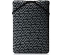 HP Reversible Protective 15.6" Geo Laptop Sleeve - Black thumbnail 1
