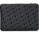 HP Reversible Protective 15.6" Geo Laptop Sleeve - Black thumbnail 2