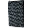 HP Reversible Protective 15.6" Geo Laptop Sleeve - Black thumbnail 4