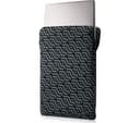 HP Reversible Protective 15.6" Geo Laptop Sleeve - Black thumbnail 5
