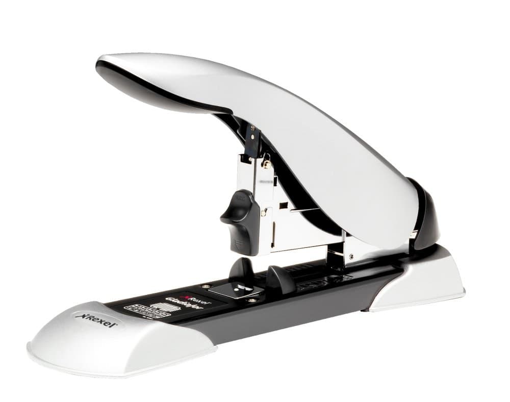 Rexel Gladiator Heavy Duty Stapler Silver/Black - Image 2