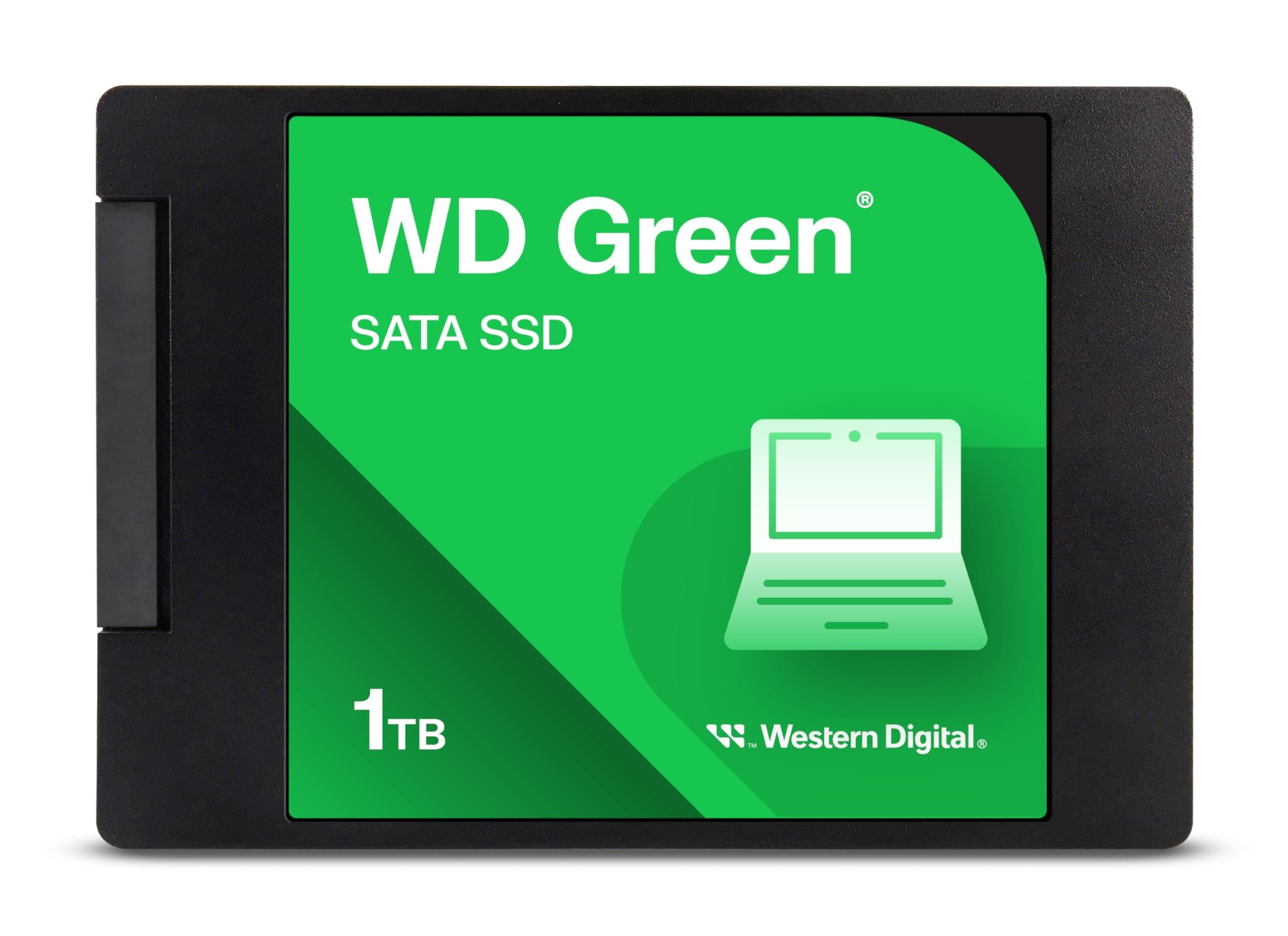 Western Digital WD Green WDS100T3G0A 1TB 2.5" SATA III Internal SSD - Green