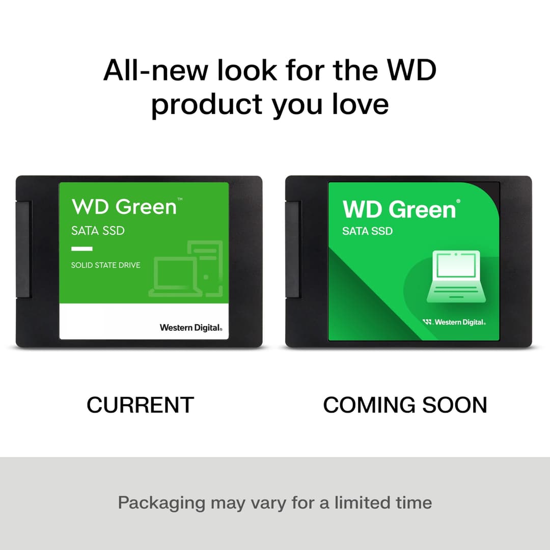 Western Digital WD Green WDS100T3G0A 1TB 2.5" SATA III Internal SSD - Green - Image 2