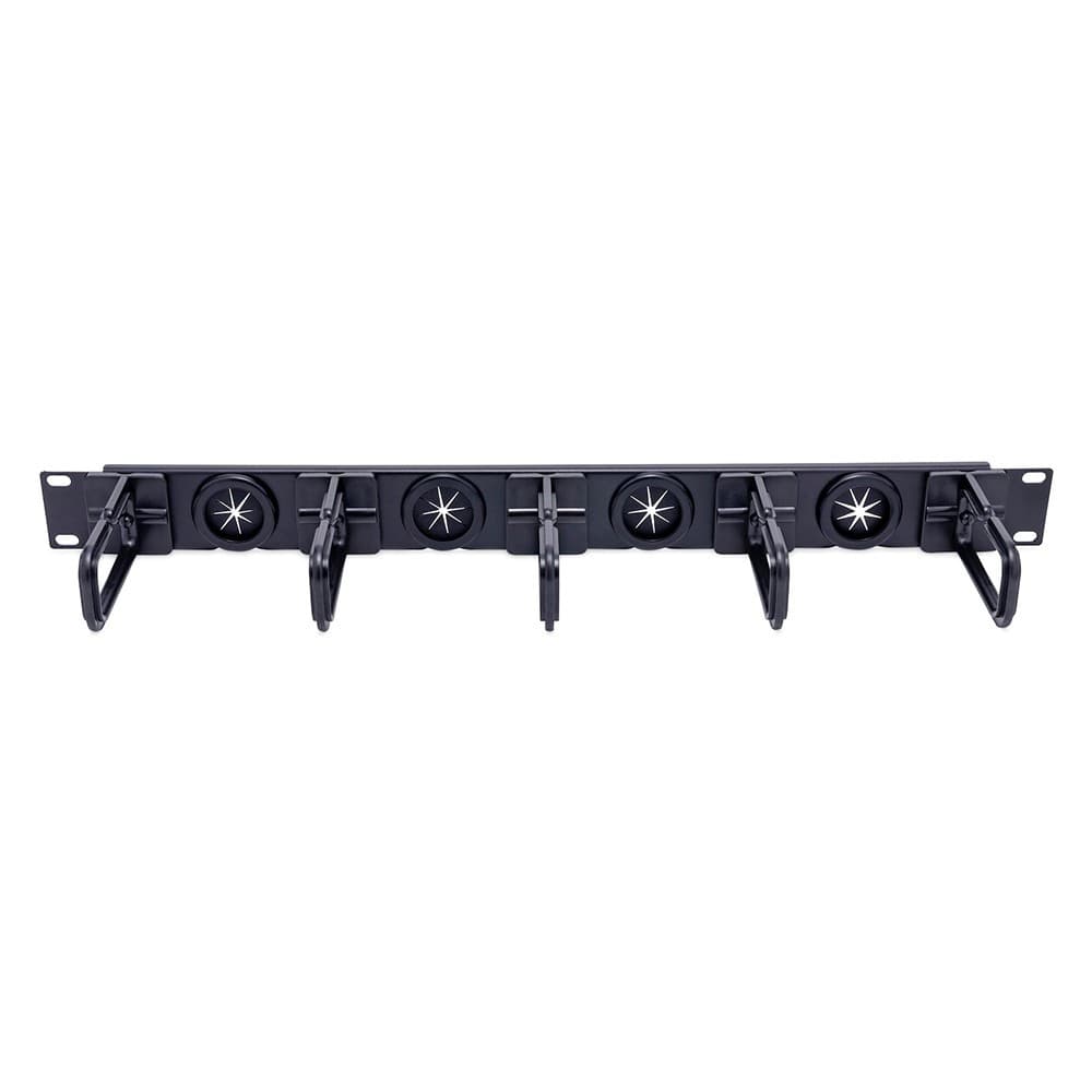 StarTech CABLMANAGERH 1U Rack-Mountable Rack Cable Manager - Black - Image 2