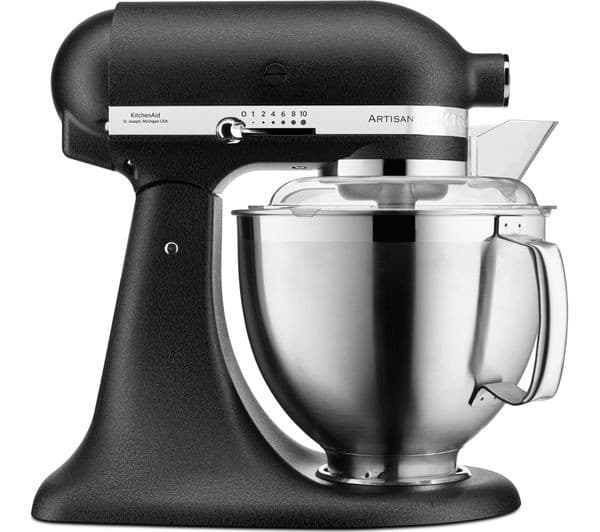 KitchenAid Artisan 4.8L Stand Mixer Black - Image 1