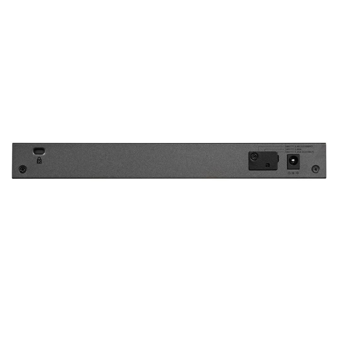 NETGEAR ProSAFE GS108LP Unmanaged Gigabit Ethernet 8 Ports Network Switch - Black - Image 9