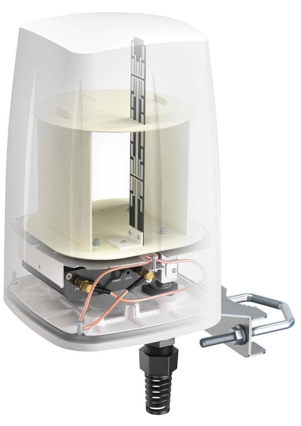QuWireless QuSpot A240S Omni-Directional LTE & Wi-Fi Antenna Enclosure for Teltonika RUT240/RUT230
