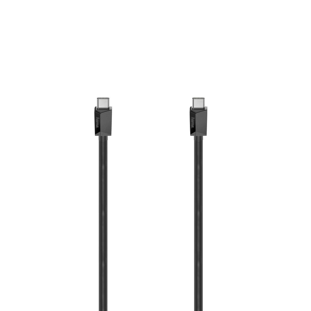 Hama Full-Featured USB cable USB 3.2 Gen 2 (3.1 Gen 2) 1 m USB C Black - Image 1