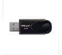 PNY Attaché 4 USB 2.0 Memory Stick - 32 GB, Black thumbnail 2