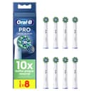 Oral-B Pro CrossAction Toothbrush Heads White - 8 Pack thumbnail 1