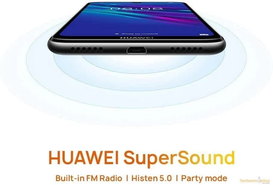 Huawei Y6 (2019) Smartphone, 32GB, 2GB RAM, Dual SIM, Midnight Black - Image 4