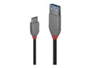 Lindy Black Line USB-C Cable 15cm Black thumbnail 1