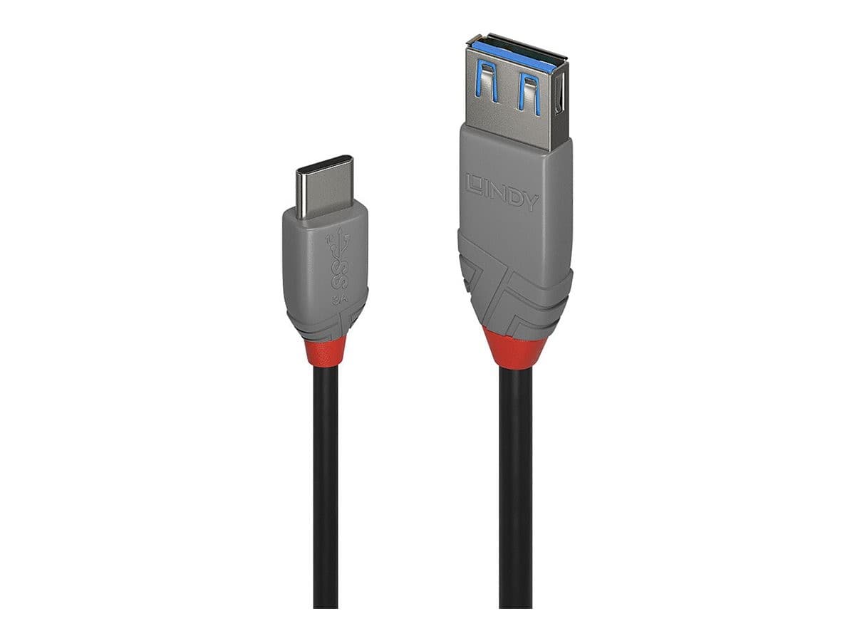 Lindy Black Line USB-C Cable 15cm Black