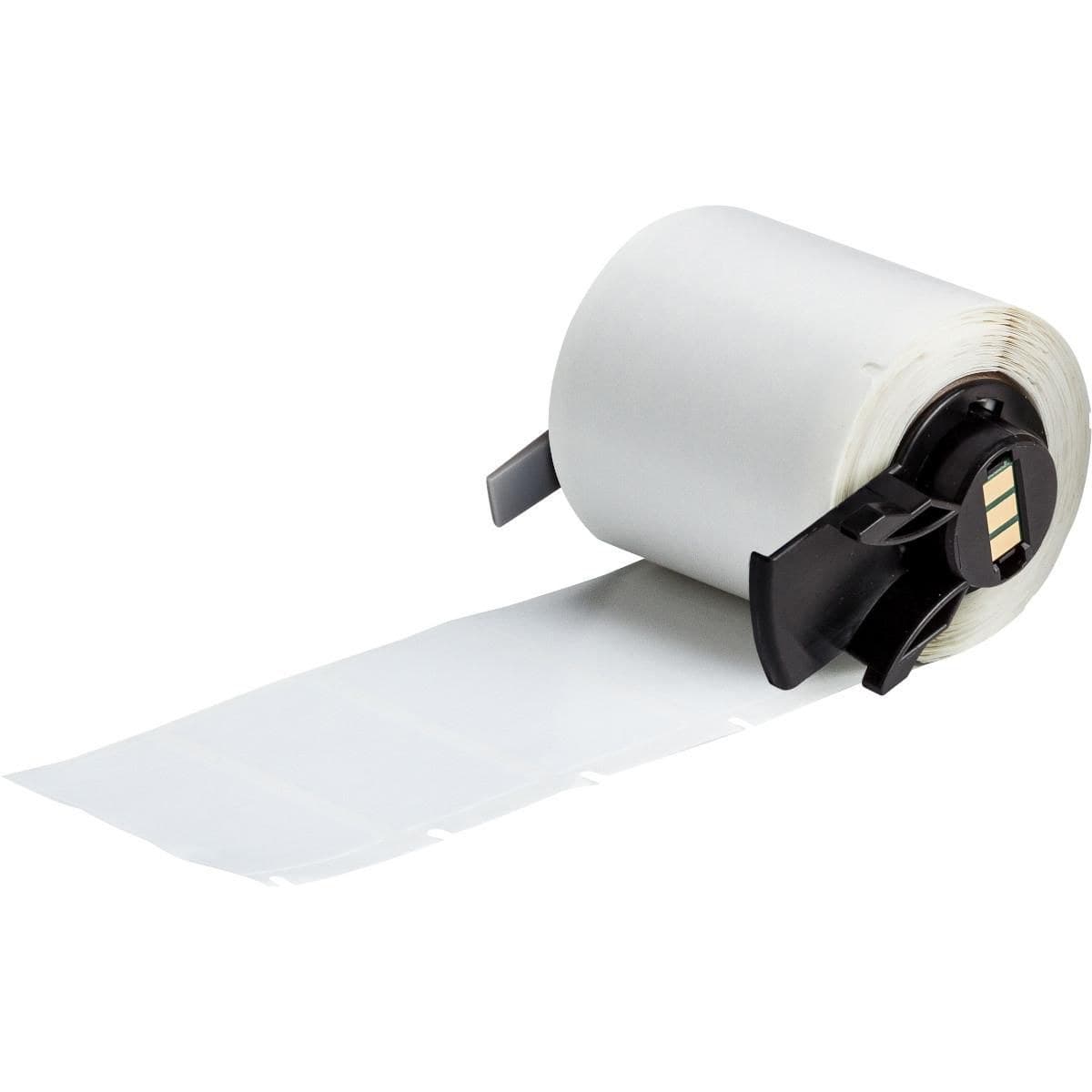 Brady M6-78-427-AW Self-Laminating Vinyl Wrap Around Labels for M610, M611, BMP61, M710 (with media adapter) and BMP71 (with media adapter) - All White, 25.4 mm H x 48.26 mm W, Roll of 250