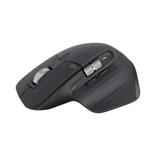 Logitech MX Master 3S Wireless Mouse Graphite 8000 DPI Quiet Clicks MagSpeed Scrolling - Image 1