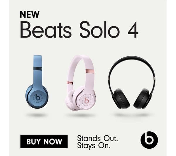 Beats Solo 4 Wireless Bluetooth On-Ear Headphones - Black - Image 7
