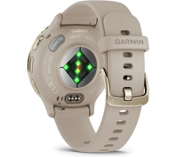 Garmin Venu 3S Smartwatch 41mm Soft Gold & French Grey - Image 2