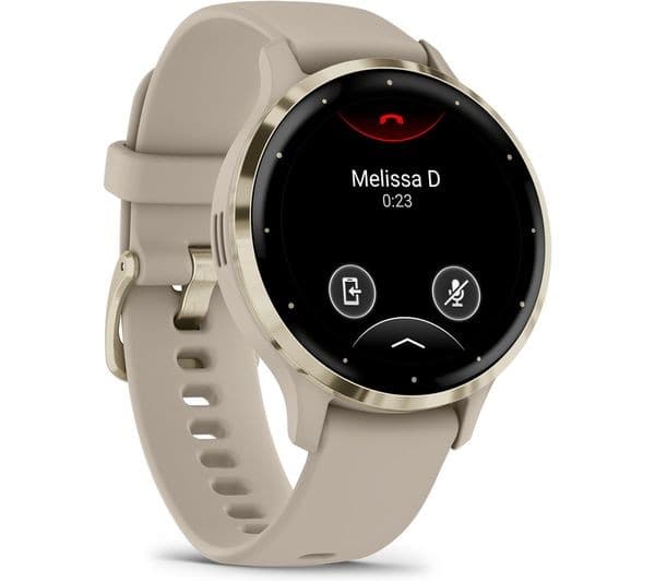 Garmin Venu 3S Smartwatch 41mm Soft Gold & French Grey - Image 3