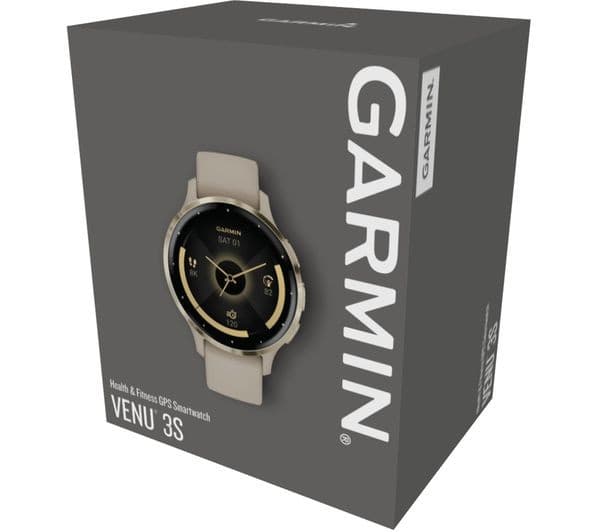 Garmin Venu 3S Smartwatch 41mm Soft Gold & French Grey - Image 8