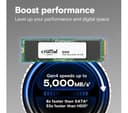 CRUCIAL E100 M.2 2280 PCIe Gen4 NVMe Internal SSD - 1 TB thumbnail 2