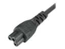 StarTech PXTNB3SUK1M UK Laptop Power Cable 1m BS 1363 to IEC C5 Clover Leaf Black thumbnail 3