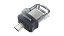 SanDisk Ultra Dual m3.0 USB flash drive 128 GB USB Type-A / Micro-USB 3.2 Gen 1 (3.1 Gen 1) Black, Silver, Transparent thumbnail 1