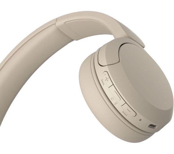 Sony WH-CH520 Wireless Headphones Beige - Image 3
