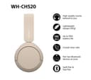 Sony WH-CH520 Wireless Headphones Beige thumbnail 8