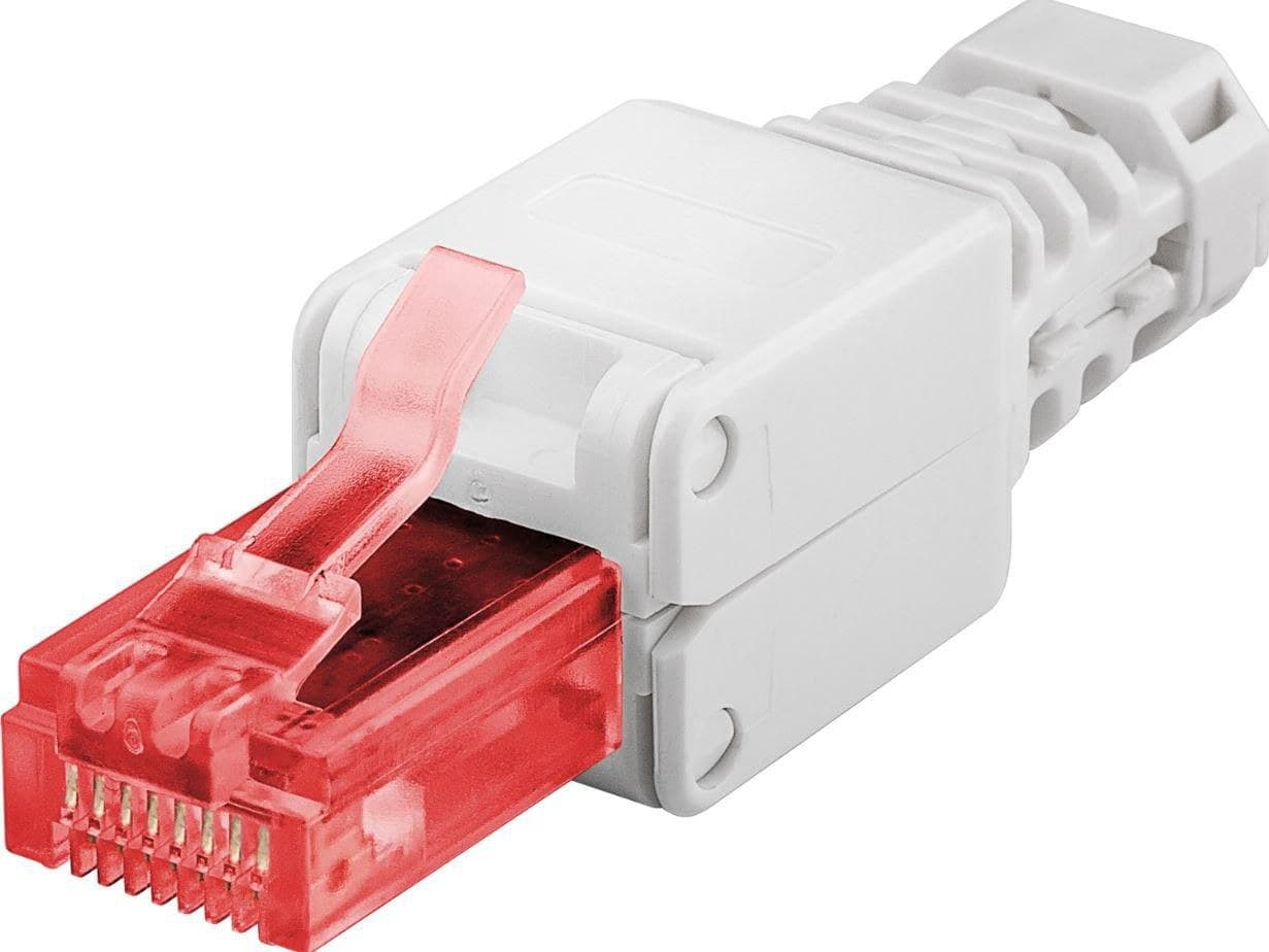 MicroConnect KON520TL Tool-free RJ45 CAT6 Connector, White