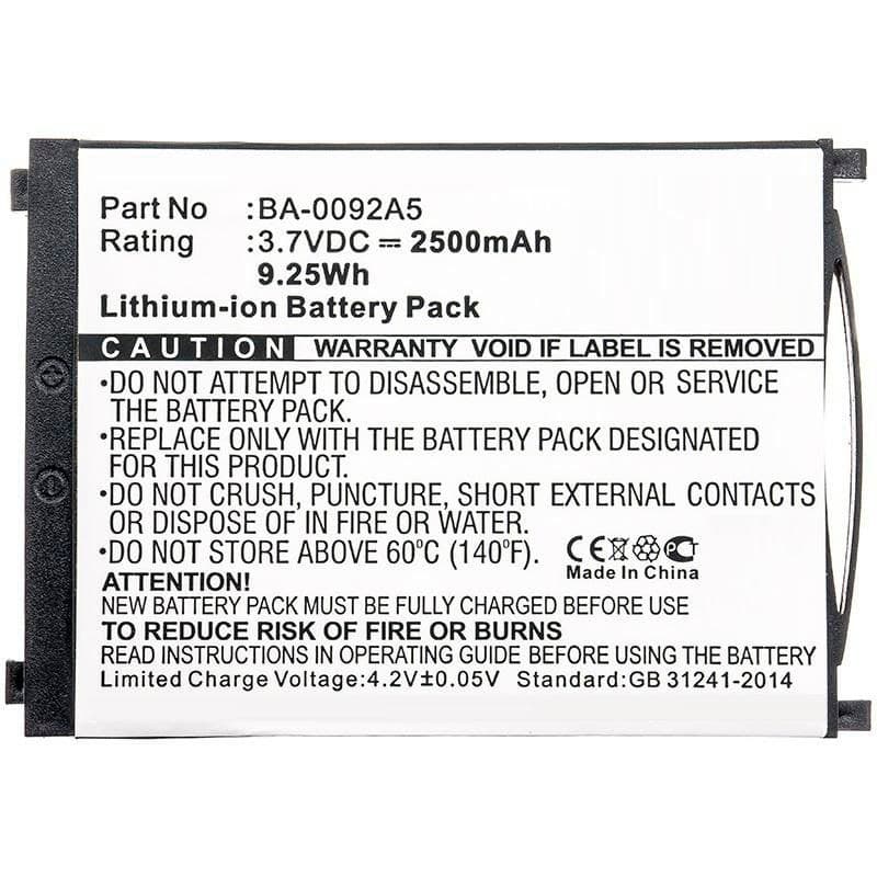 Battery 9.25Wh Li-ion 3.7V