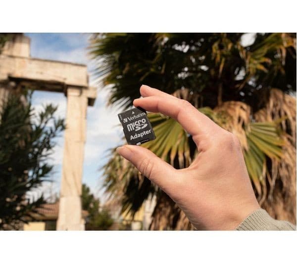 Verbatim Pro Class 10 U3 V30 microSDHC Memory Card with SD Adapter - 32GB - Image 3