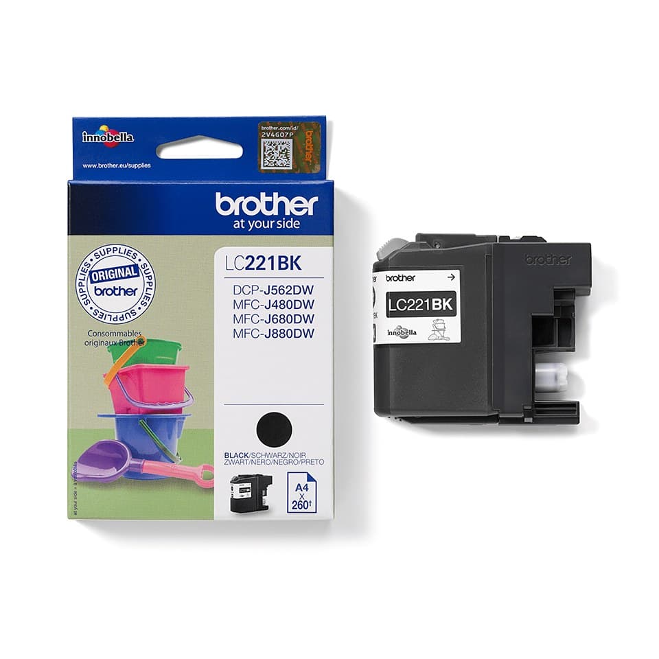 Brother LC221BK ink cartridge 1 pc(s) Original Black (260 pages) - Image 4