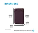 HP Reversible Protective 14.1" Laptop Sleeve Grey & Mauve thumbnail 5
