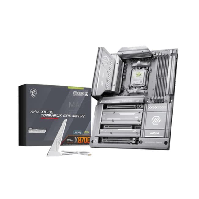 MSI MAG X870E TOMAHAWK MAX WIFI PZ ATX DDR5 AMD Socket AM5 Motherboard - Image 1