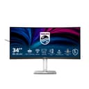 Philips 5000 series 34B2U5600C/00 computer monitor 86.4 cm (34") 3440 x 1440 pixels Dual QHD LCD Grey thumbnail 1