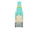 StarTech CAT6A Shielded Ethernet Cable 2m Aqua Snagless RJ45 STP 100W PoE (6ASPAT2MAQ) thumbnail 5