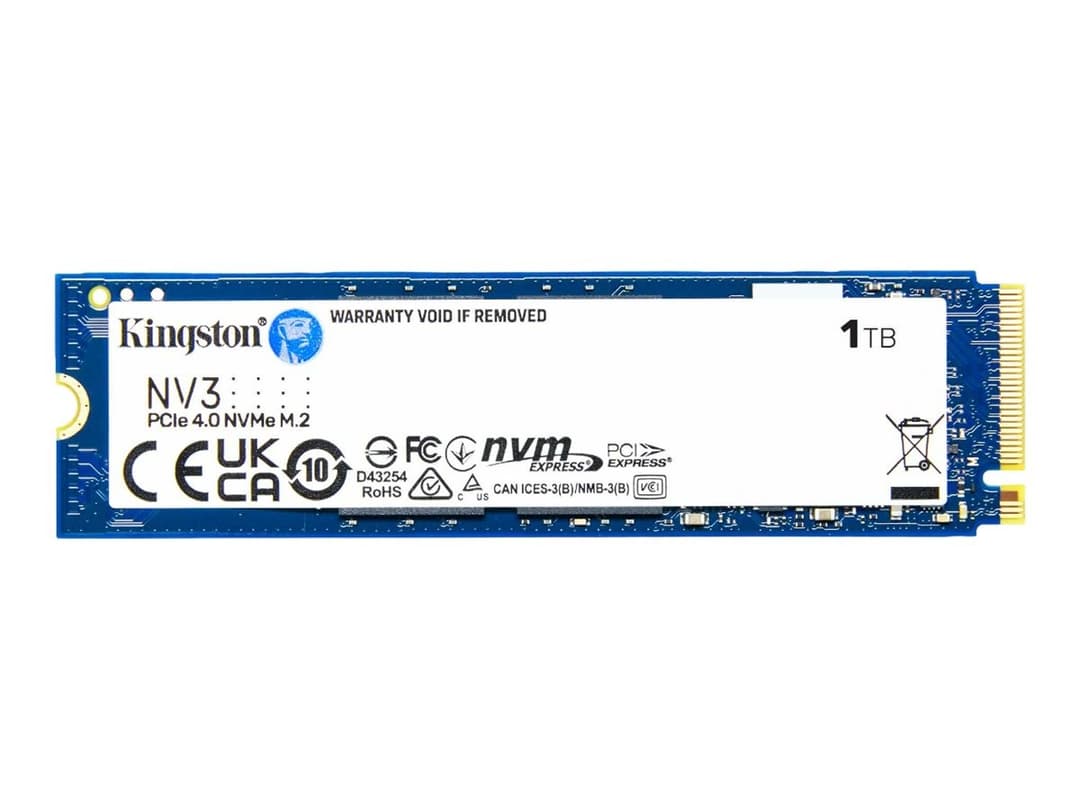 Kingston NV3 1TB M.2 2280 PCIe 4.0 x4 NVMe Internal SSD (SNV3S/1000G) - Image 1