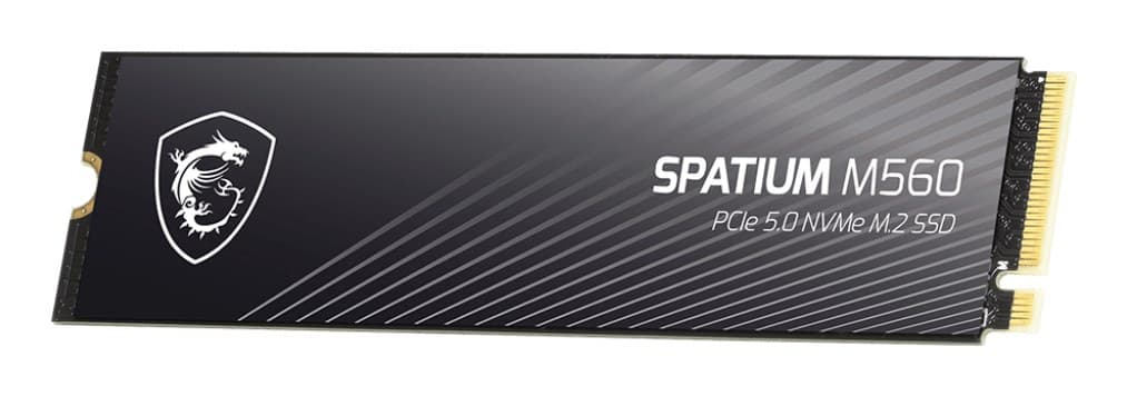 MSI Spatium M560 PCIE 5.0 NVME M.2 1TB PCI Express 5.0 3D NAND - Image 1