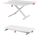Leitz Ergo Cosy Standing Desk Converter with Sliding Tray - Grey thumbnail 2