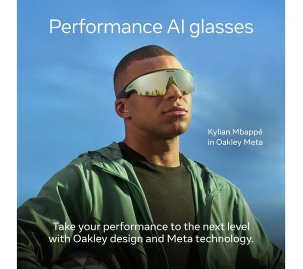 OAKLEY Meta Vanguard Glasses - White with Prizm Black Lenses - Image 3