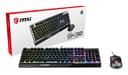 MSI Vigor GK30 Combo RGB Gaming Keyboard + Clutch GM11 Gaming Mouse (UK Layout) - Black thumbnail 1