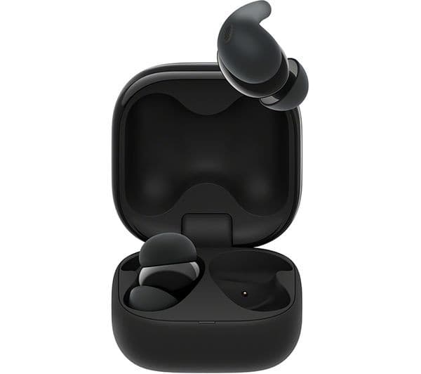 Sony LinkBuds Fit (WF-LS910N) Wireless Noise-Cancelling Earbuds - Black - Image 2