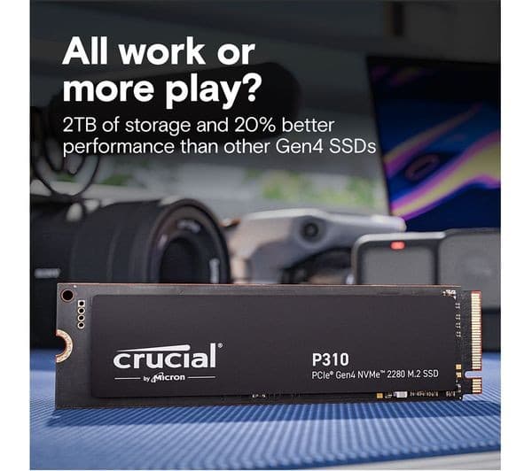 Crucial P310 2TB M.2 2280 PCIe 4.0 NVMe Internal SSD - CT2000P310SSD8 - Image 3
