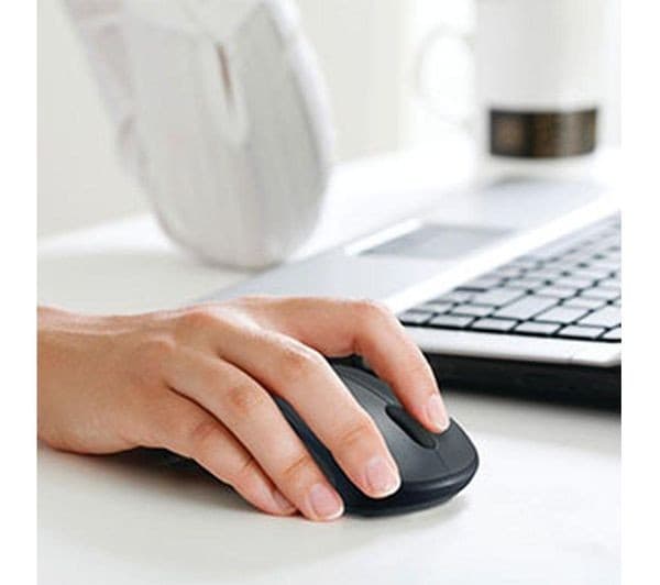 Logitech M235 Wireless Mouse - Red - Image 2