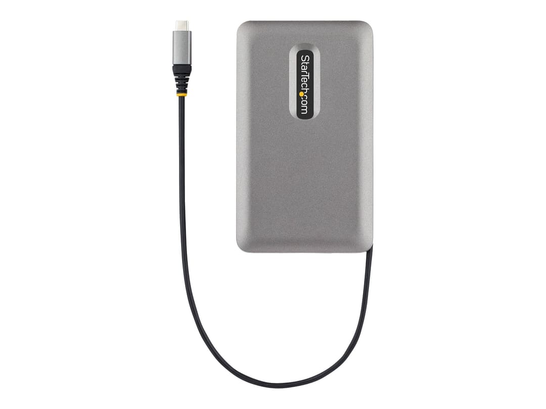 StarTech.com DKM31C3HVCPD USB-C Multiport Adapter Docking Station - 4K 60Hz HDMI, VGA, USB-C DP Alt Mode, 2x USB-A 10Gbps, Gigabit Ethernet, 100W PD Pass-Through - Space Grey - Image 1